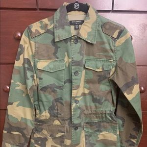 army fatigue puffer jacket